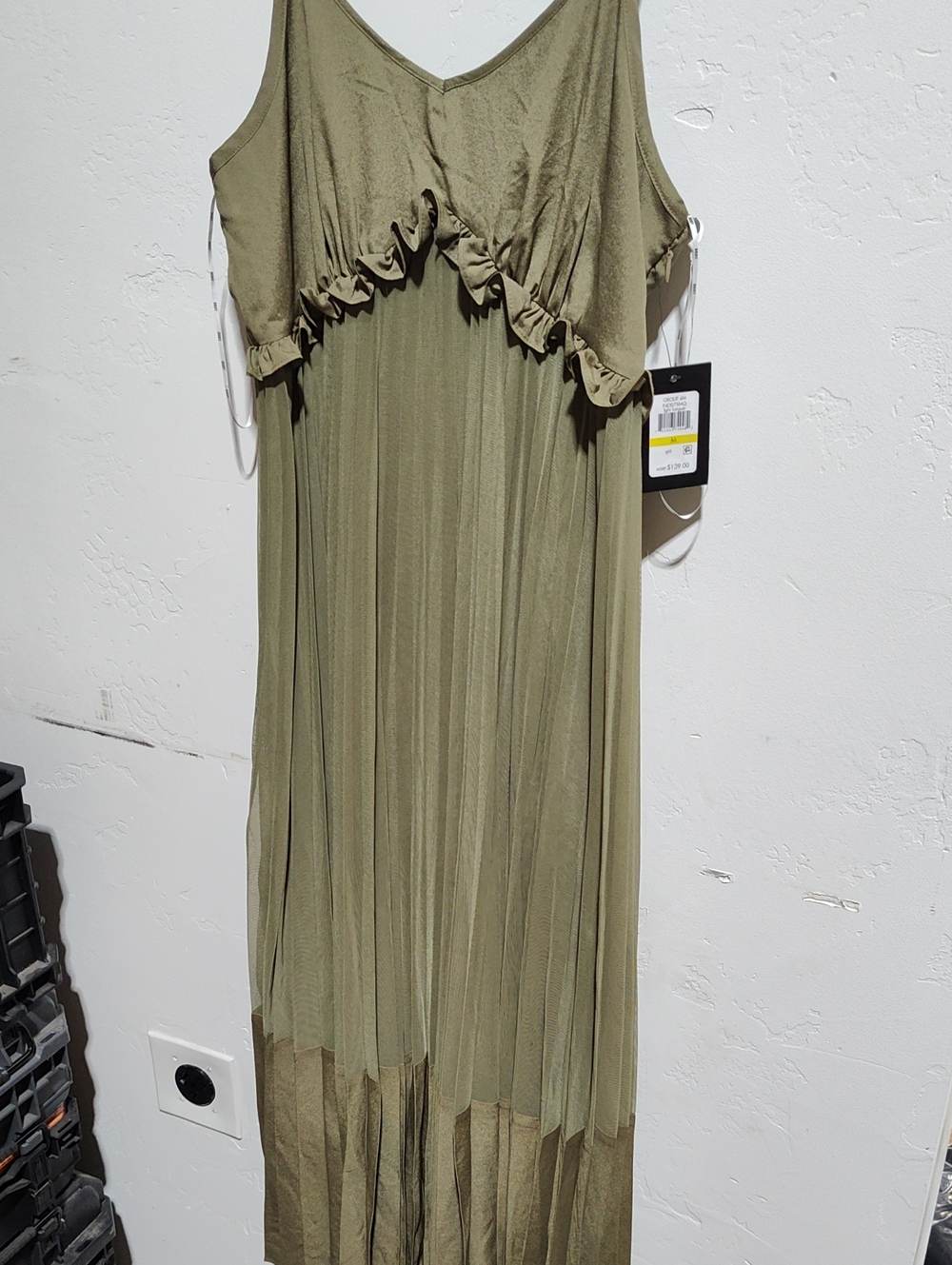 Beautiful DKNY Dress, Olive Green, M, Nwt